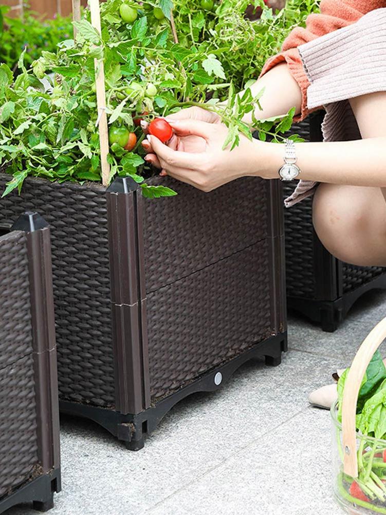 Garden Grow Bag Tuin Jardin Jardinage Ogrod Verhoogde Plant Bed Tuin Bloem Bloemen Planter Planten Doos Met Benen Lade