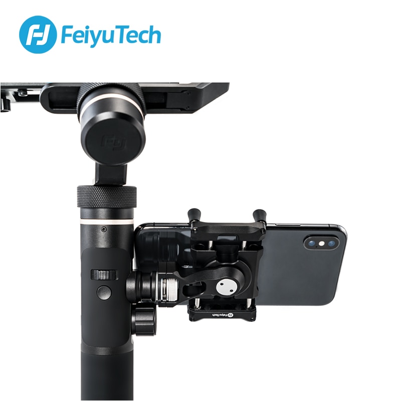 FeiyuTech Feiyu Smartphone adapter phone mount for G6 G6 Plus SPG 2 Bracket Clip Clamp Holder for Action CameraGimbal