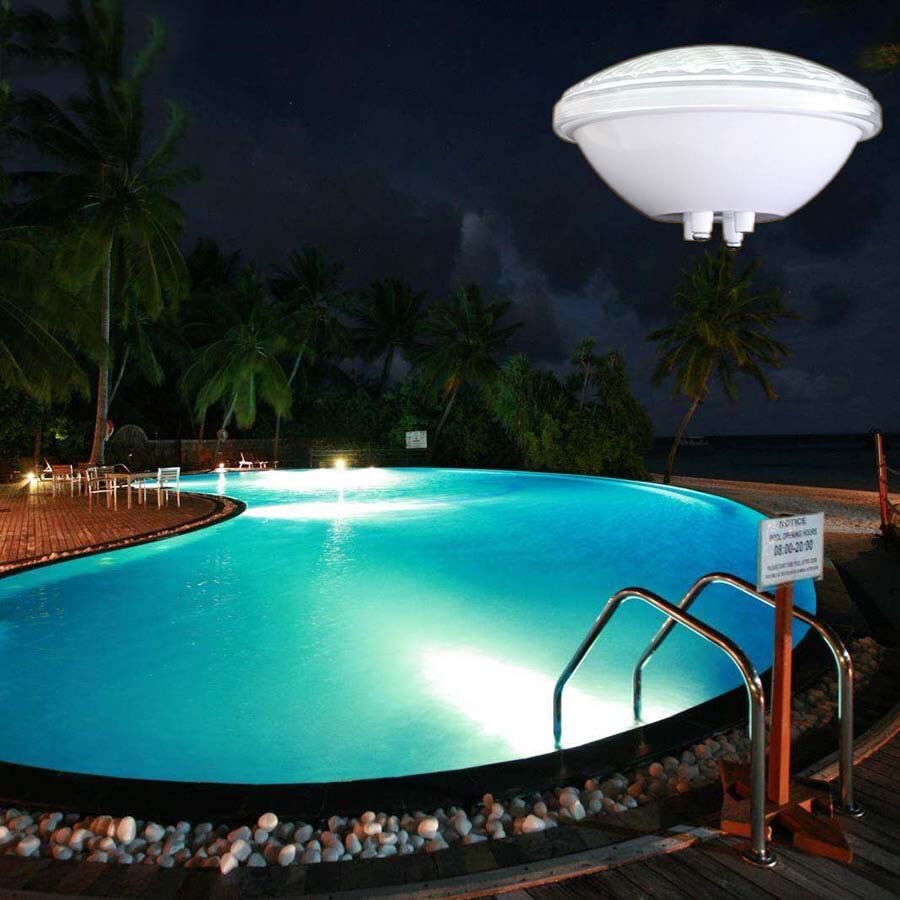 Ip68 waterdichte led onderwaterlampen 24w 36w 54w led fontein vijverlamp buitenspot par 56 rgb led zwembadlamp