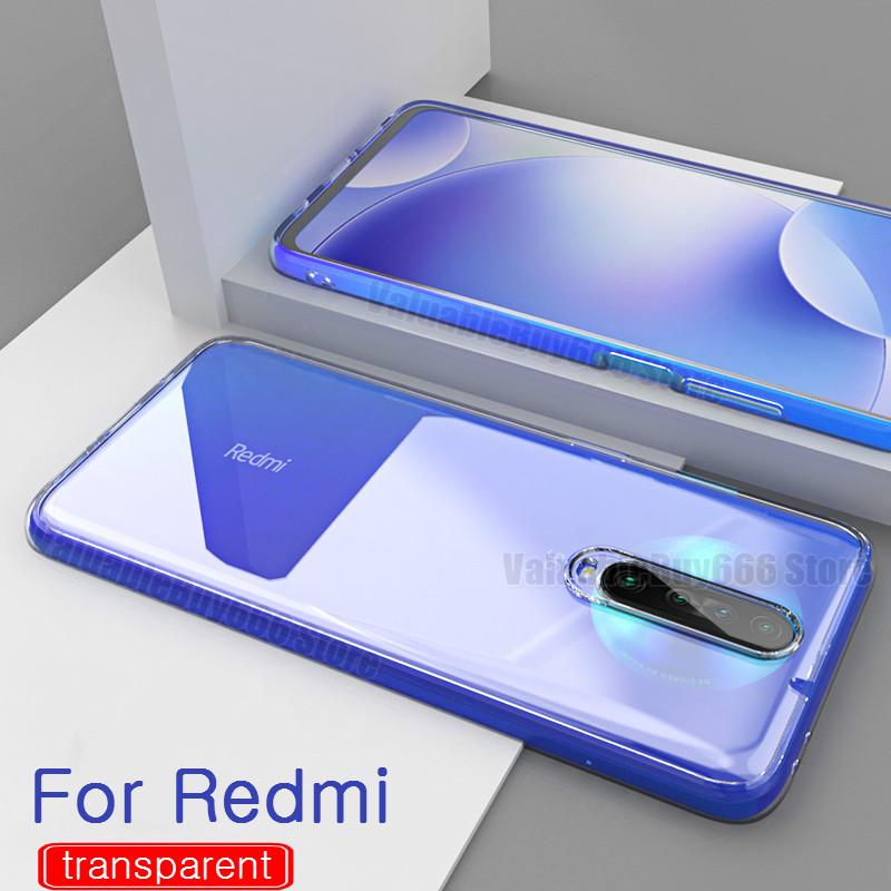 Custodia In Silicone trasparente Per Xiaomi Redmi Note9S 7 7A 8 8A Caso Redmi Note8T Nota 7 8 Pro 8Pro 8t Mi10 Lite Caso Della Copertura Posteriore