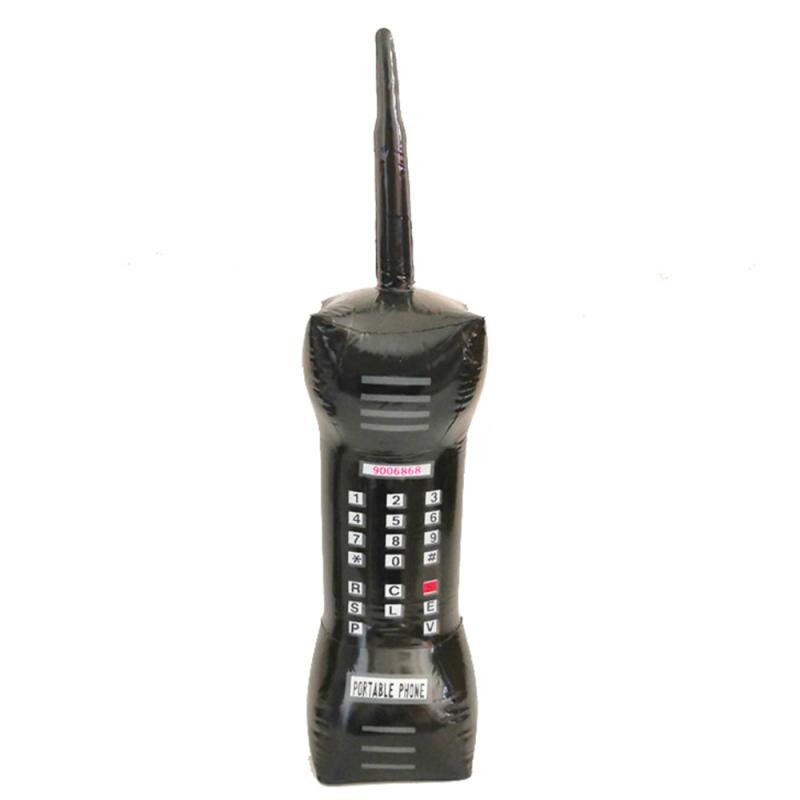 2 Pieces Inflatable Radio Boom Box Inflatable Mobile Phone Props For 80s 90s Party Decorations Toy: type1