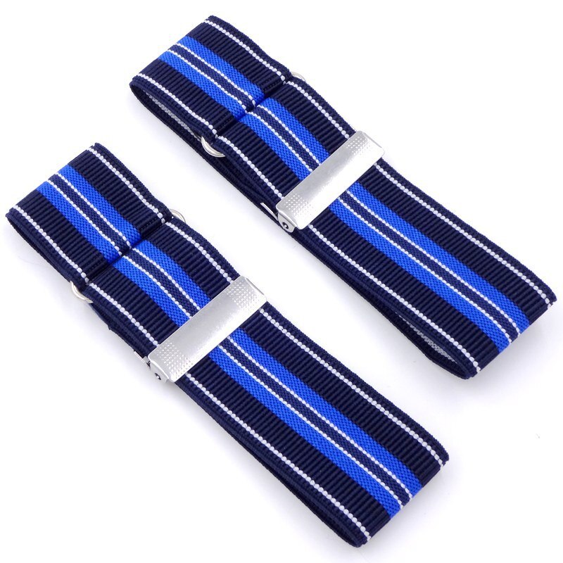1 Pair Men Women Shirt Sleeve Holders Adjustable Armband Elasticated Sleeve Garters Accessories Business Sleeve Cuffs: 11