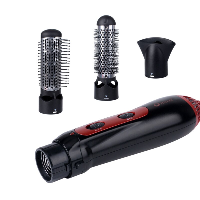 Rizador eléctrico de pelo 3 en 1, cepillo para rizar el pelo, concentrador, secador de pelo, cepillo multifuncional para brazo