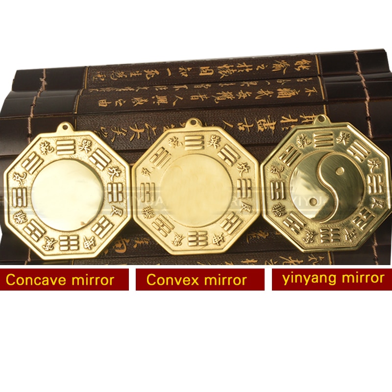 Chinese Feng Shui Tai Chi Pagua Bagua Pakua Copper Mirror The 8 hexagrams For Lucky Blessing Home decorations Wall Decorative