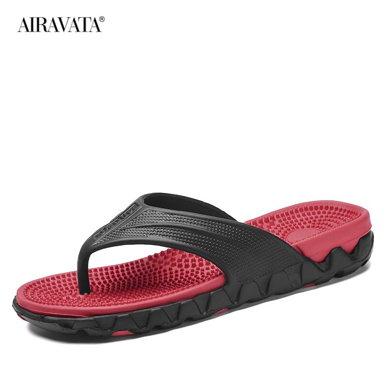 Sandales de plage pour hommes, voyage et plein air, pantoufles d'été, offre spéciale: Rouge / 41