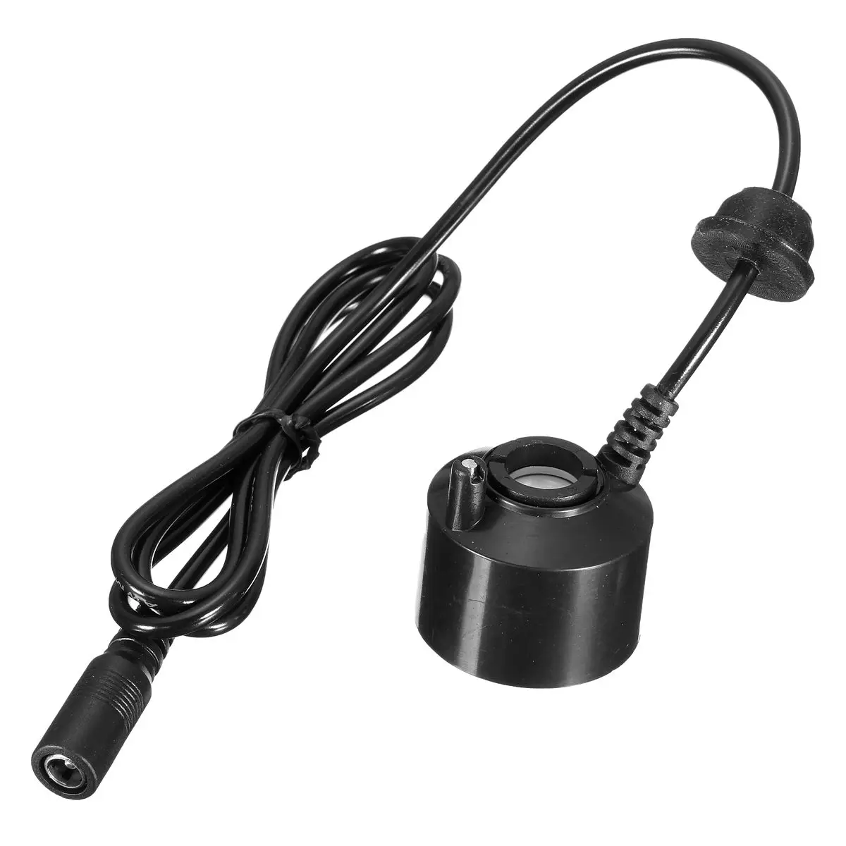 Elektrische Ultrasone Mini Mist Maker Fogger Fontein Vijver Mist Verstuiver Luchtbevochtiger met 12 LED Tuin Aquarium Decor: green