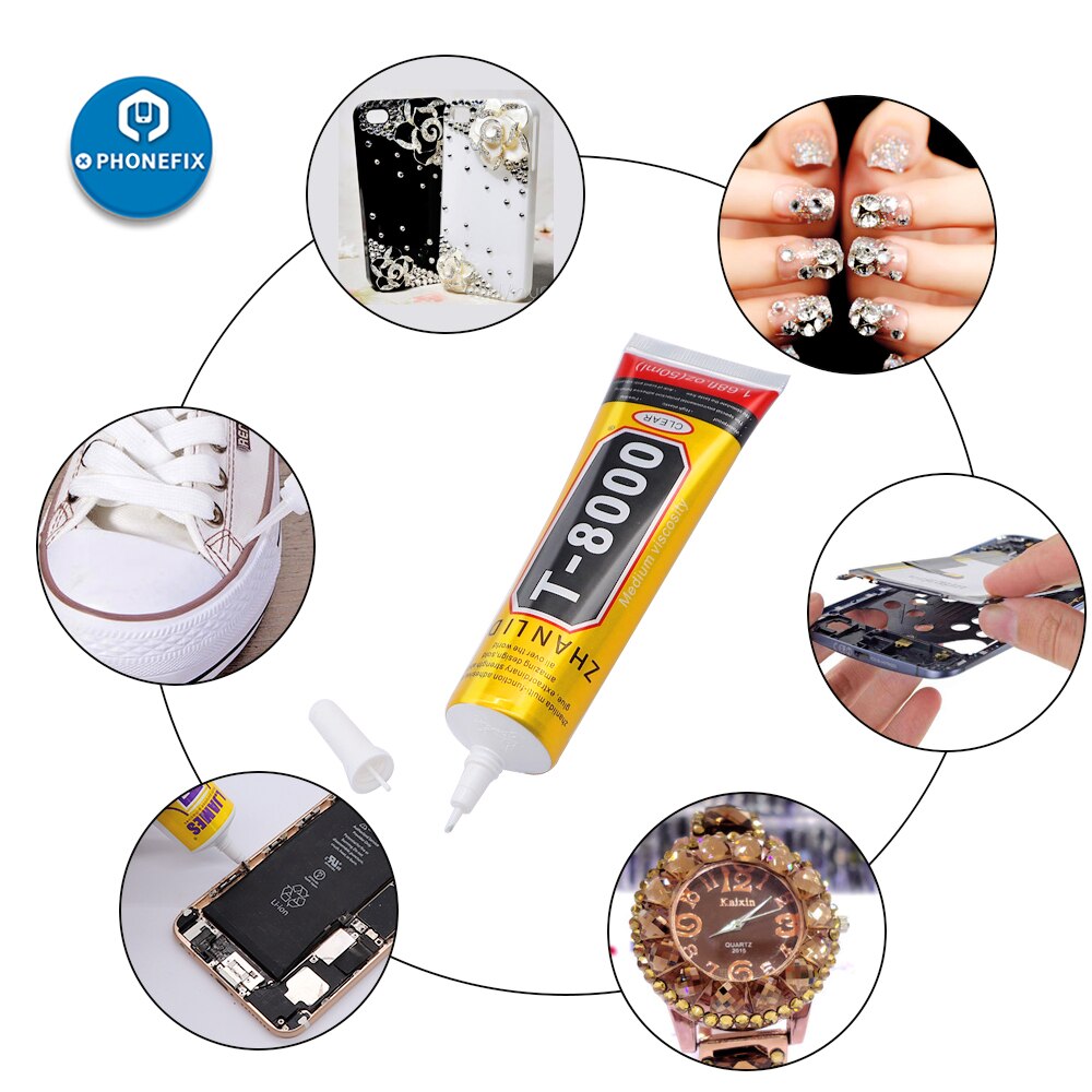 Selvklebende lim  b7000 lim  t8000 t7000 lim 15/50/110ml glass skjermramme lim til skjermliming superforseglingslim