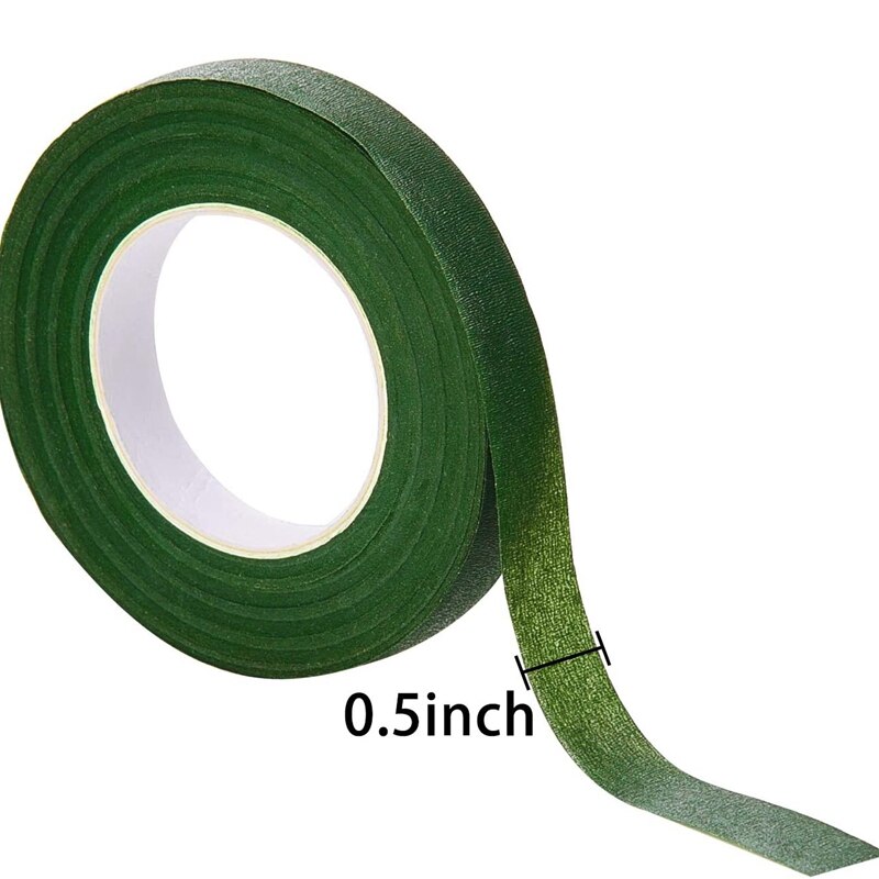 15 rollos de cinta Floral para envolver ramo de flores y proyectos de floristería decoraciones de 1/2 pulgadas de ancho 30 yardas