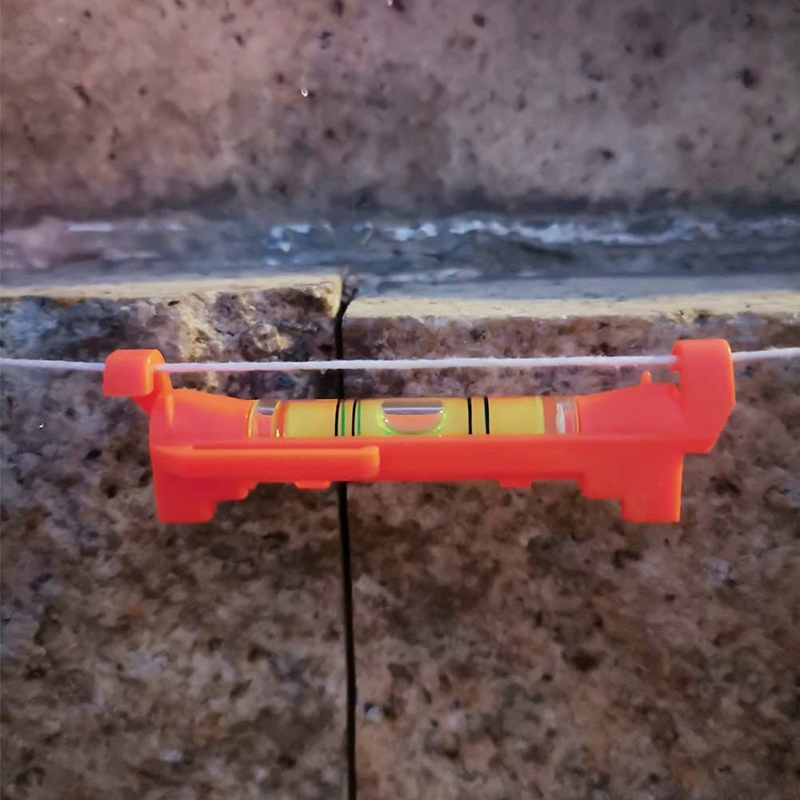 Nivel de cuerda de 4 piezas, línea colgante, niveles de burbuja para nivelación de topógrafos, trabajos de construcción, albañilería, Etc.