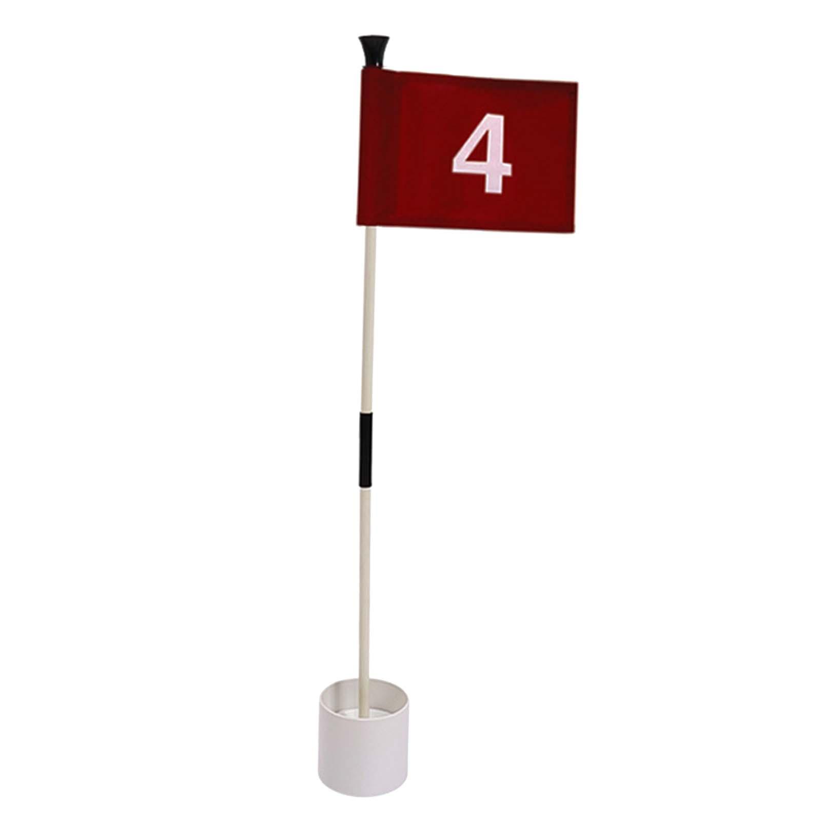 Golf-Flaggenmasten üben Putten Golf-Flaggen Golf Putten Grün Flagge und Loch Tasse