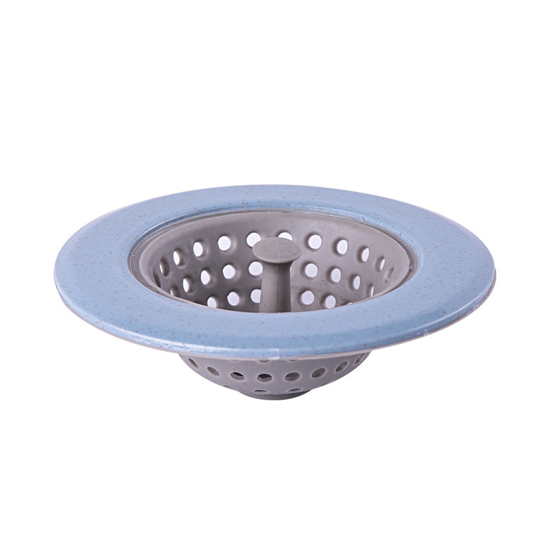Bouchon de vidange de sol pour la maison, attrape cheveux, crépine d'évier, filtre d'égout, couvercle de douche, accessoires d'évier: Bleu