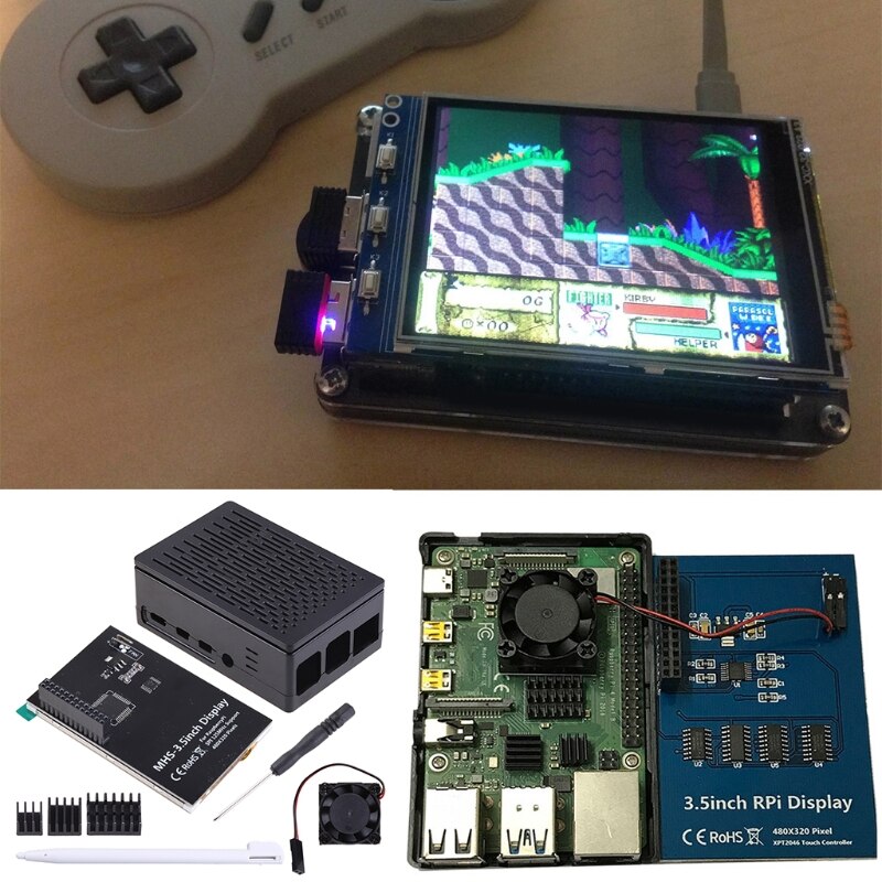 Raspberry Pi 4 Touchscreen, 4 inch 60+fps 800x480 Resolution Raspberry Pi 448F