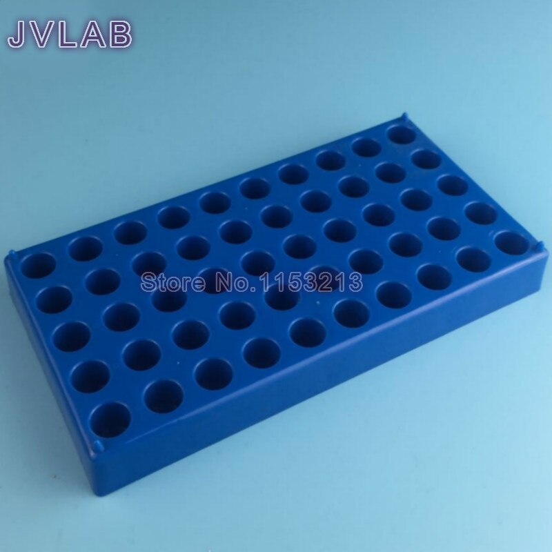 Plastic Chromatography Vial Stand For Place 50 Vials 1.5ml Analytical Bottle, Automatic Parse Sample Bottle Holder Aperture 12mm