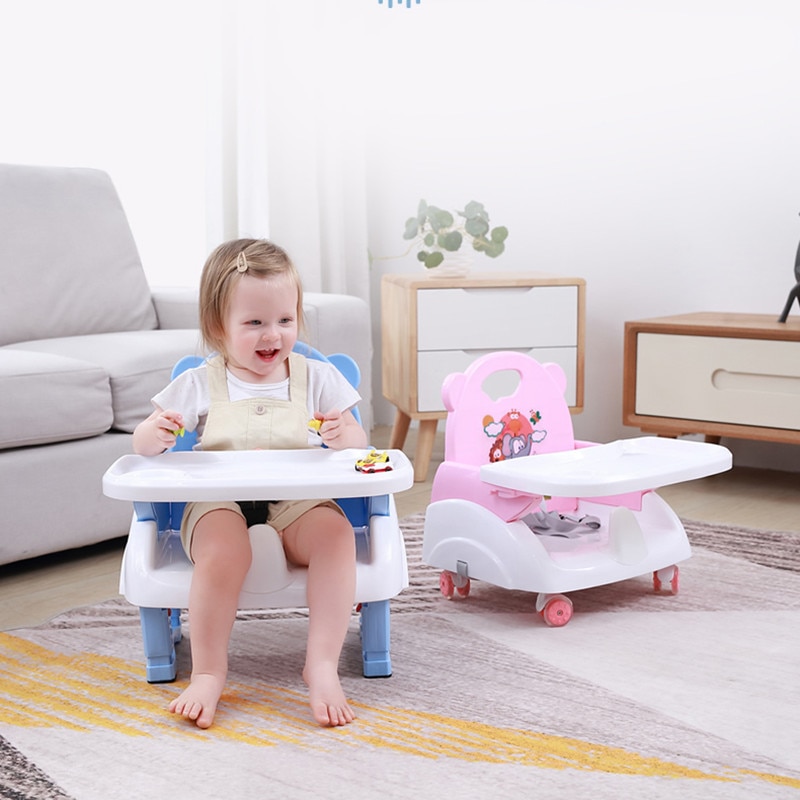 Silla de comedor portátil para bebé, mesa de comedor plegable para niño, silla de bebé para el hogar, sección Simple