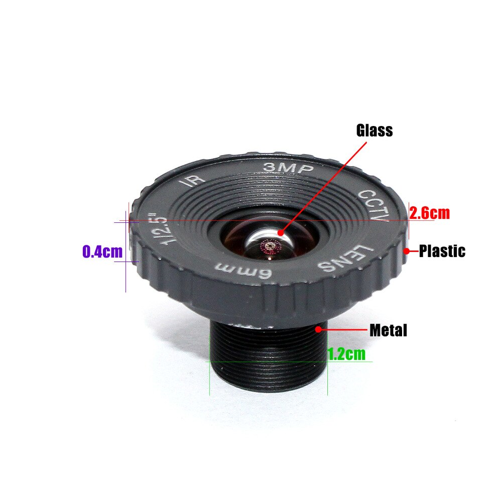 3.0Megpixel 4mm lens M12 MTV 4mm 3MP HD CCTV Camera Lens IR HD Security Camera Lens Fixed Iris