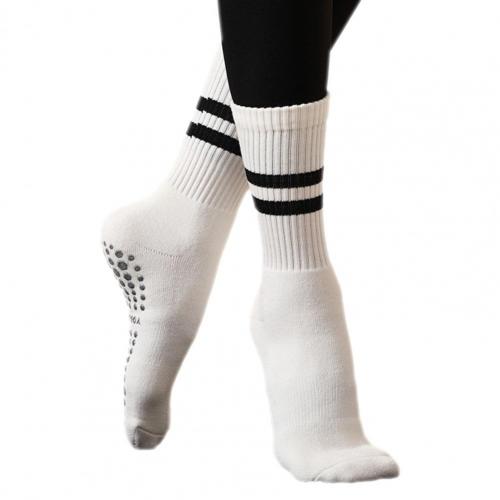 Anti-flooding 1 paar universelle kompressions-laufsocken, mittelhoch geschnitten, eng anliegend, yogasocken, hohe elastizität zum klettern: Weiß