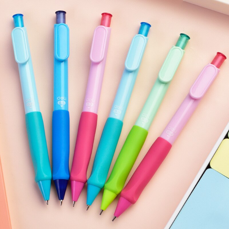 Lápices mecánicos de papelería para niños, útiles de papelería para pupila, bolígrafos pequeños y creativos, mecánicos