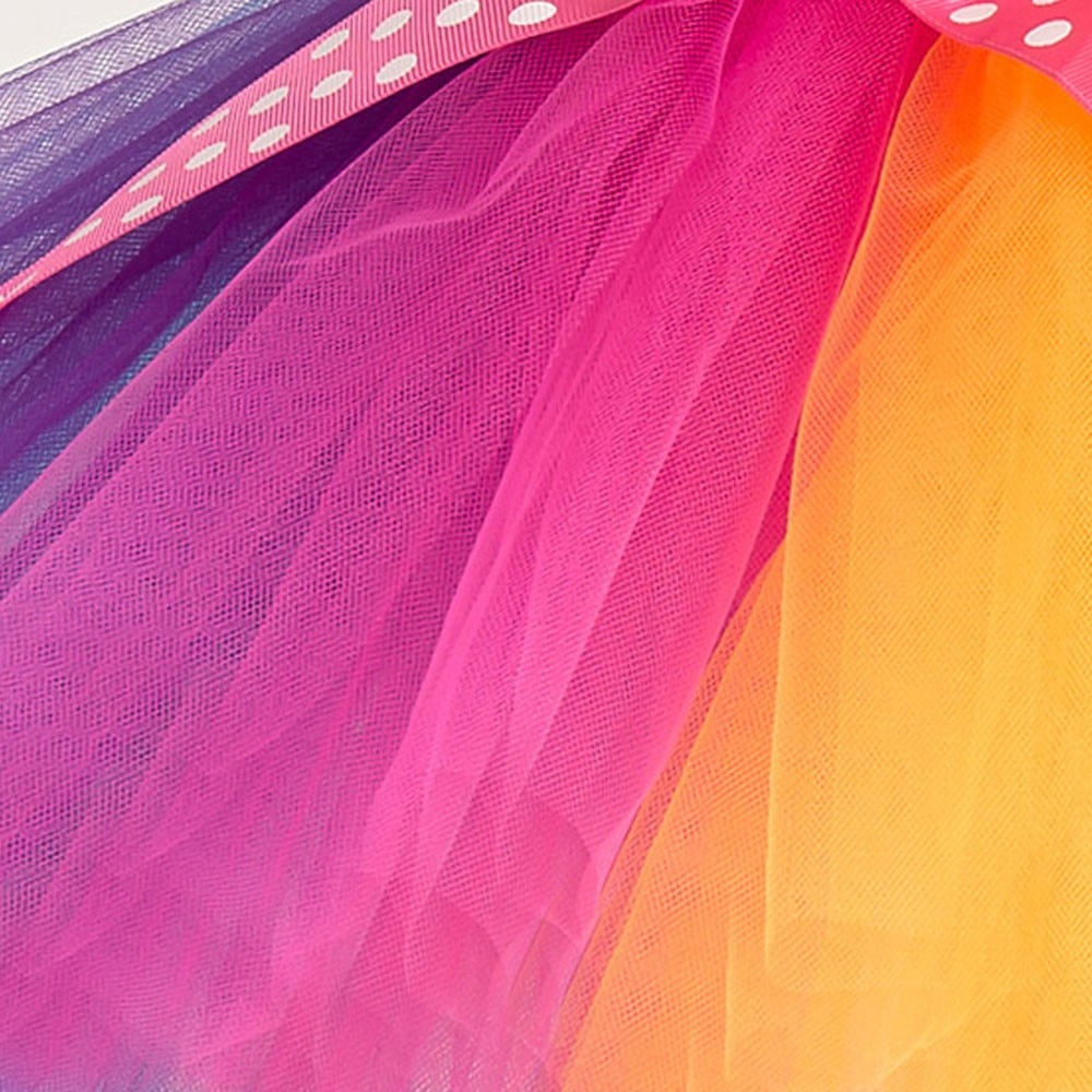 Kinder Mädchen Ballettröckchen Tulle Party tanzen Ballett Kinder Regenbogen Kostüm Rock Party tanzen Ballett Ballettröckchen die Röcke Mädchen Kinder Kleidung