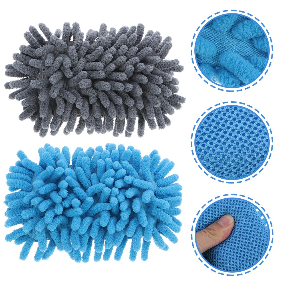 4 pezzi in microfibra Shag Lavagna Eraser Shag lavabile Dry Eraser