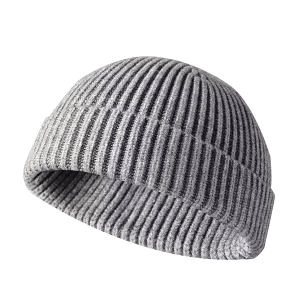 Kvinde mand vinterhuer hiphop strikhue dame & #39 ;s varm slouchy kasket hæklet ski hue hue kvindelige bløde baggy skullies huer: F