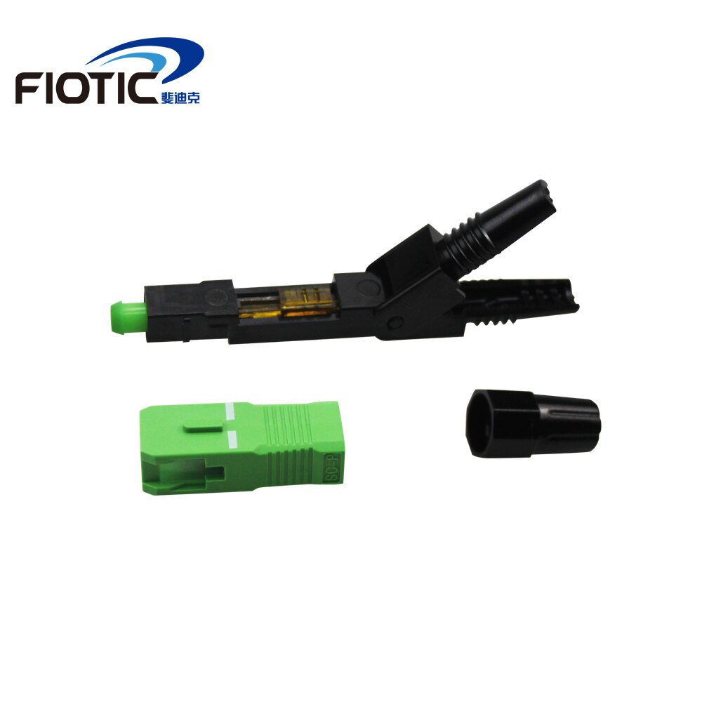 100PCS/box FTTH SC/APC single-mode fiber optic SC APC quick connector Cost-Effective Fiber Optical Fast Connector