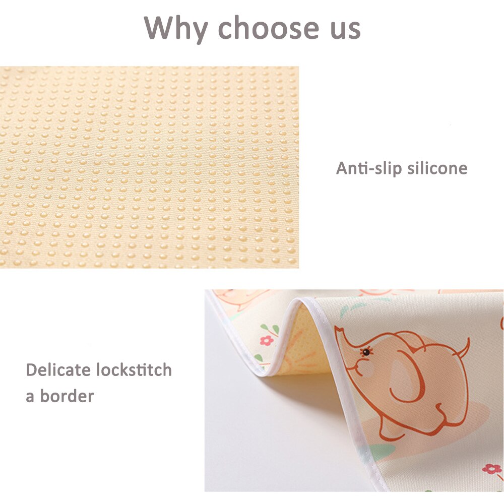 Tapis de jeu carré pour bébé, 130x130cm, décor de chambre de fille, zone de jeu, chevet, chaise haute, grands tapis