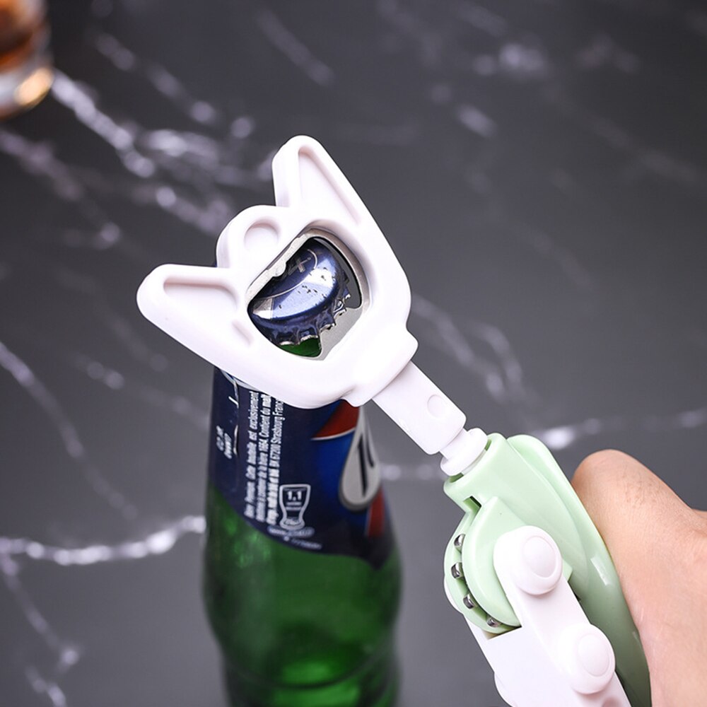 1 Pc Portable Stainless Steel Red Wine Opener Wing Type Waiter Plastic Wine Corkscrew Bottle Handle Openers Corkscrews