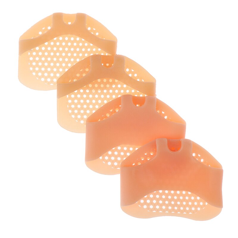 1 Paar Inlegzolen Voorvoet Pads Voor Vrouwen Hoge Hak Schoenen Voet Blister Care Tenen Insert Pad Siliconen Gel Binnenzool Pijn relief