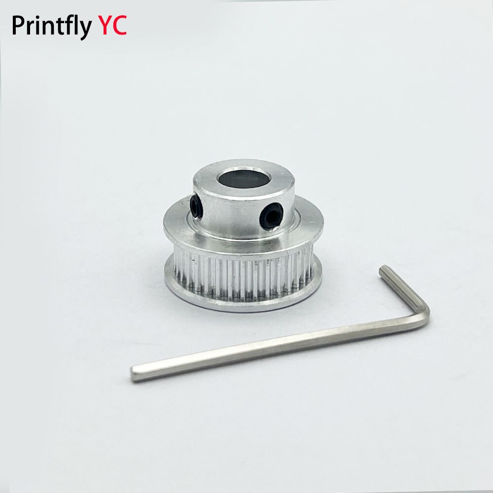 3D Drucker Parts36 Zähne 2GT Timing Pulley Bohrung 5/6/6.35/7/8/10mm für GT2 Öffnen zahnriemen breite 6/9mm kleine spiel 36Tee