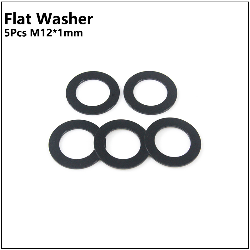 HEPPE MTB Road Bike Thru Axle Washer M12 M15 Axle Spacer Bike Hub Tube Shaft Skewer Spacer 0.5/1/2/3/4/7.5mm Thickness: Chocolate