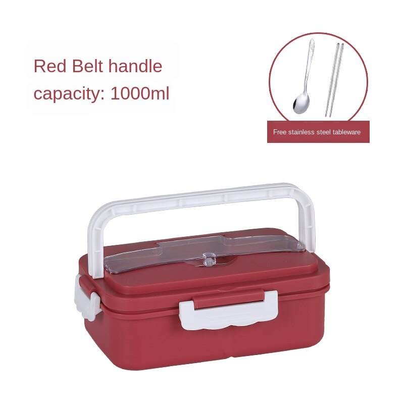 Gezonde lunchbox van tarwestro, bentoboxen, magnetronservies, voedselcontainer, keukenvoedseldoos: 01