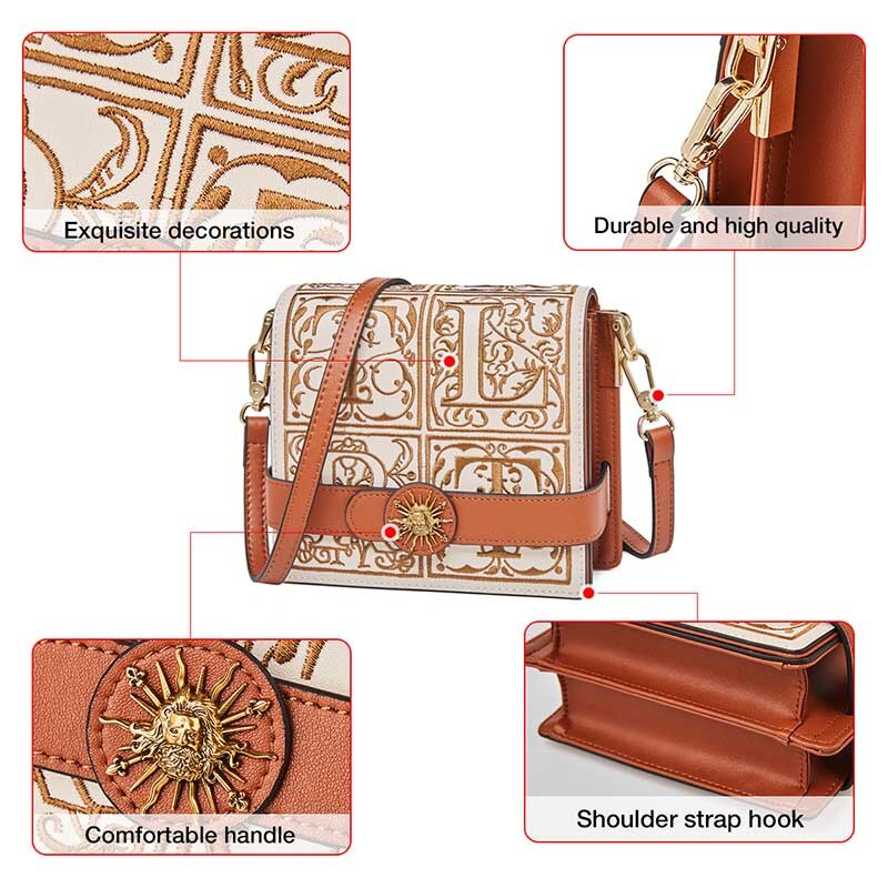 Oldsterhead Bohemian Stijl Dames Crossbody Tas Flap Mini Messenger Bag Vrouwelijke Vrouwen Schoudertas Moeder Dag