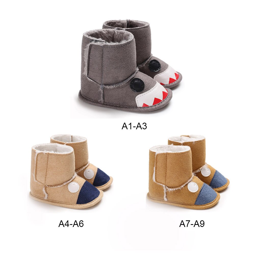 Baby Booties Hausschuhe für Winter Neugeborenen 0-18M Jungen Mädchen Infant Weiche Anti Slip Schnee Stiefel Schuhe