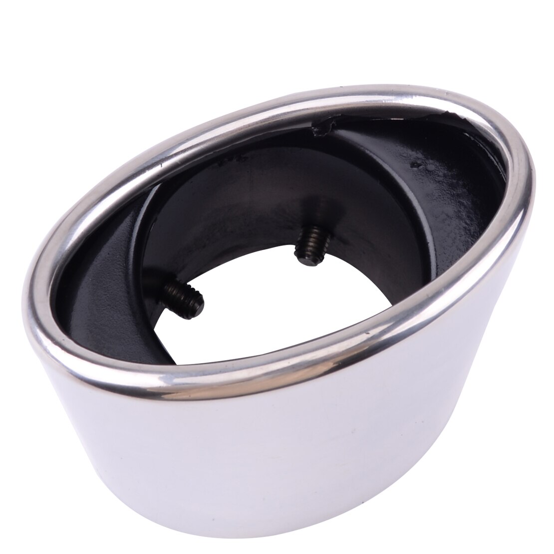 Tubo de escape trasero de acero inoxidable plateado para Toyota Land Cruiser Prado FJ120 2007 2006-2003