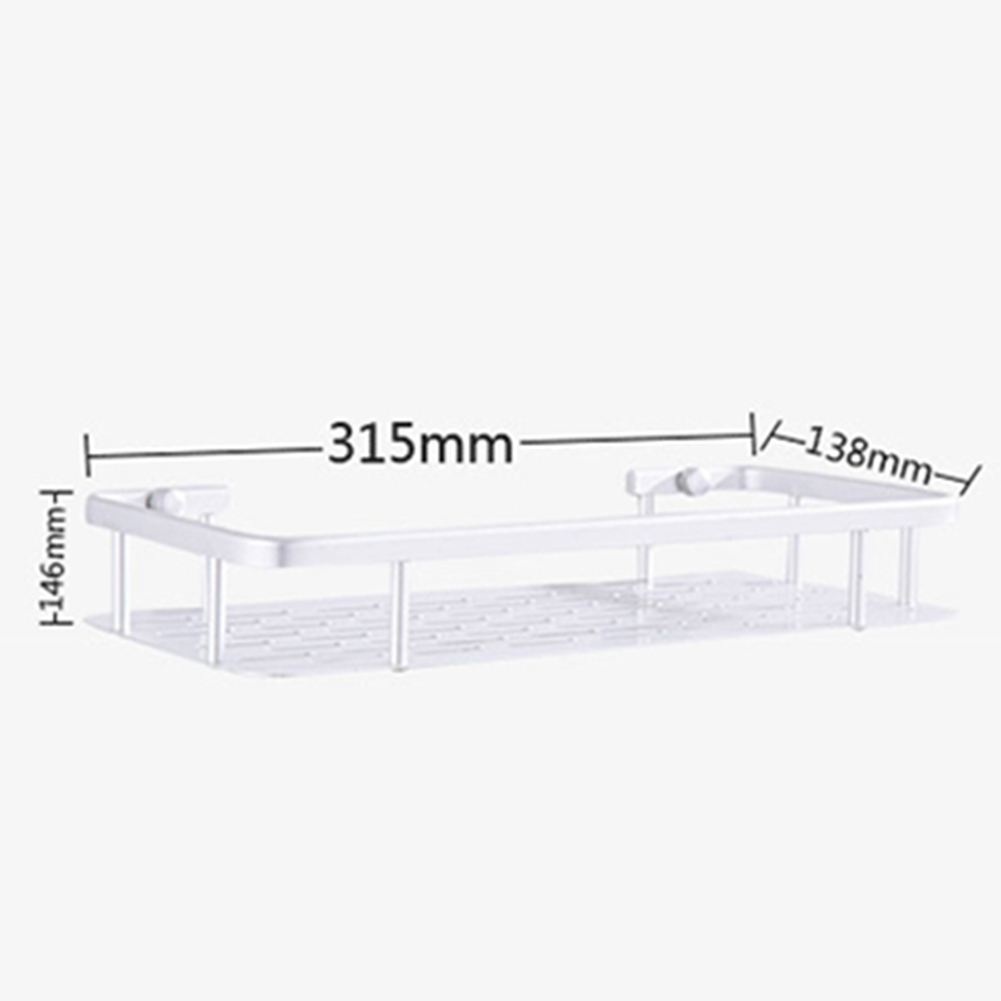 1/2 Tiers Aluminium Badezimmer Dusche Bad Halter Für Shampoos Dusche Gel Küche Hause Balkon Regal Hängen Lagerung Rack