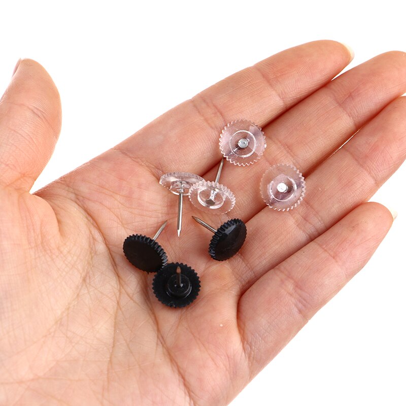 Przezroczyste 100 szt. Szpilki robić mapa multi-purpsoe bieg-lubić pinezki dekoracje pinezki przezroczyste pinezki