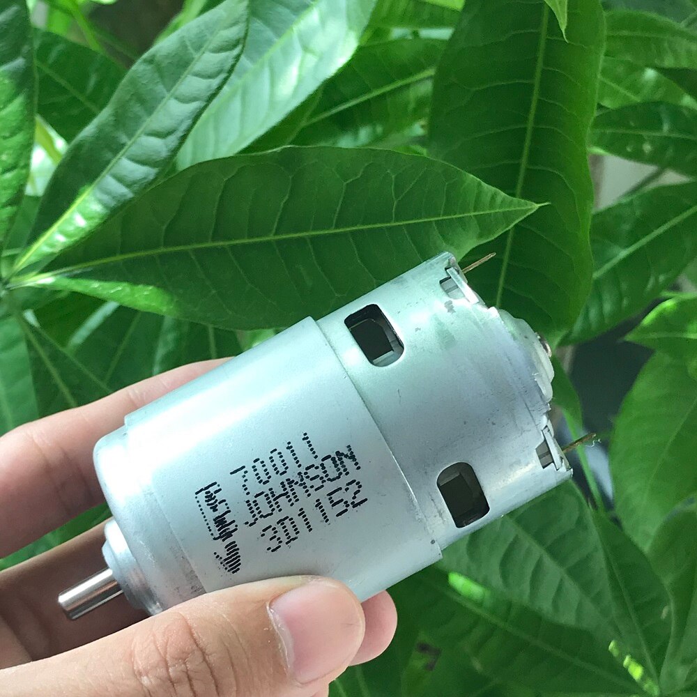 JOHNSON 70011 775 silnik prądu stałego 12V 18v 24v 15000 obr./min wysoki prędkość wysoki moment obrotowy wiertarka elektryczna narzędzie ogrodowe silnik z wentylatorem