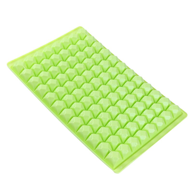 96 Tubes DIY Ice Cube Maker Silicone Ice Tray Ice Cube Maker Bar Kitchen Accessories Tools Ice Maker Mould: green