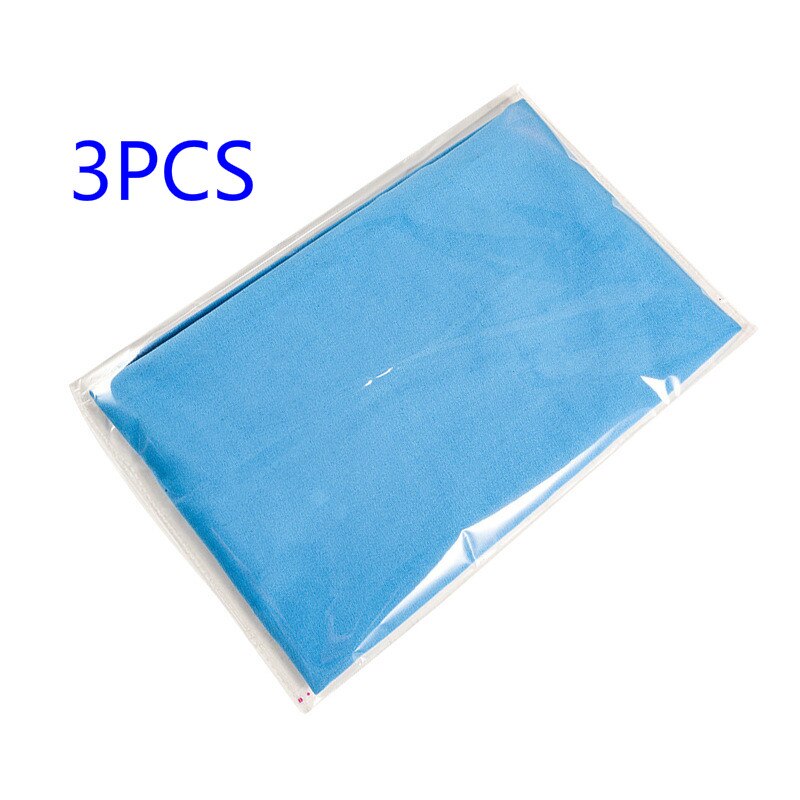 Quick Dry Sport Towel Pocket Towel Portable Water Absorbent No Pilling Cooling Microfiber Net Bag Fleece Hair Yoga Travel Bath: Beige