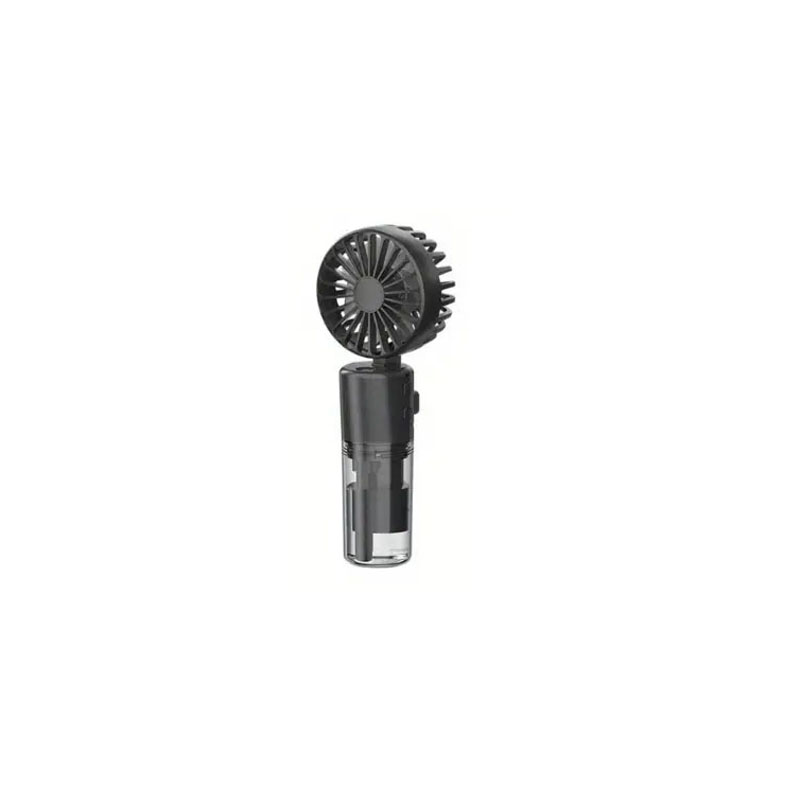 Mini ventilador de agua plegable de verano, ventilador de niebla pulverizadora de mano recargable para dormitorio de estudiantes, herramientas de refrigeración, ventilador pequeño para exteriores: Caqui