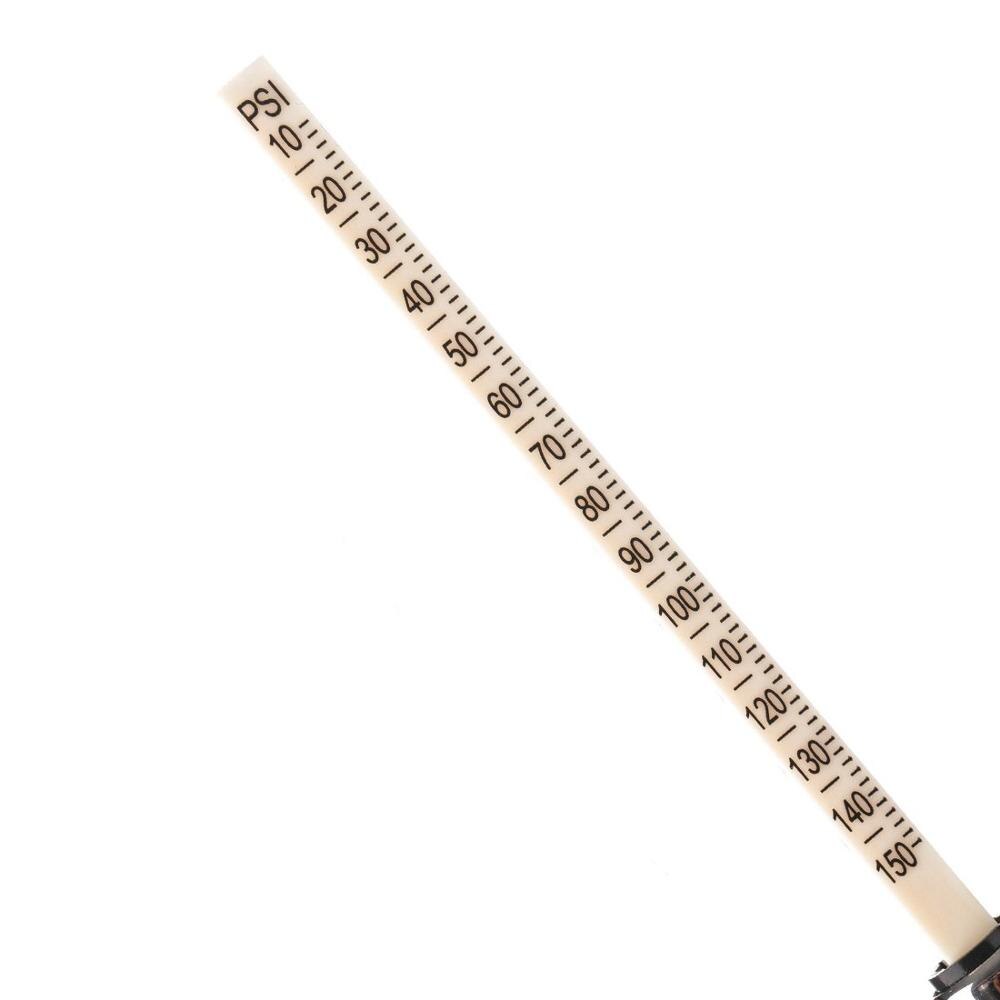 Medidor de presión de neumáticos Tipo lápiz de doble cabeza, resistente, 10-150 PSI, para coche, camión, motocicleta