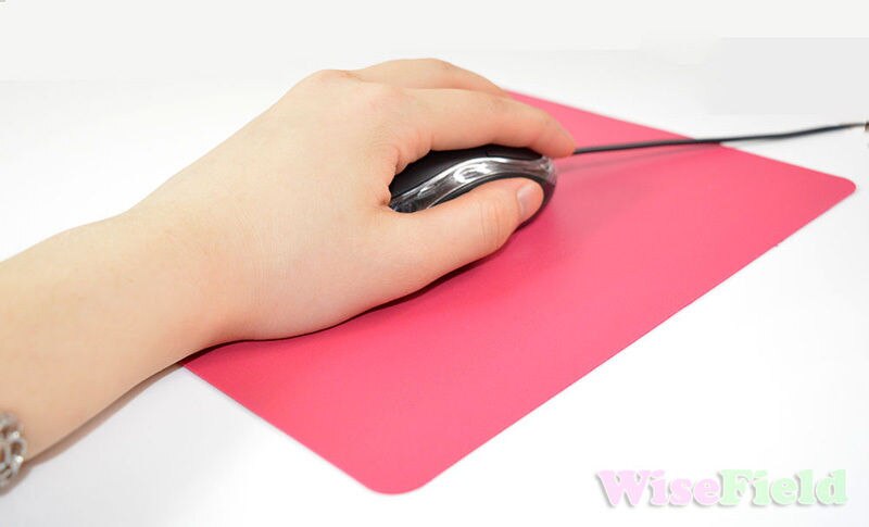Ultra-thin Non-slip Silicone Gel Gaming Mouse Pad Mat Anti-Slip Square Mousepad Mice Wrist Rest Laptop Pad Waterproof Table Mat: 1pcs-ultra thin pad