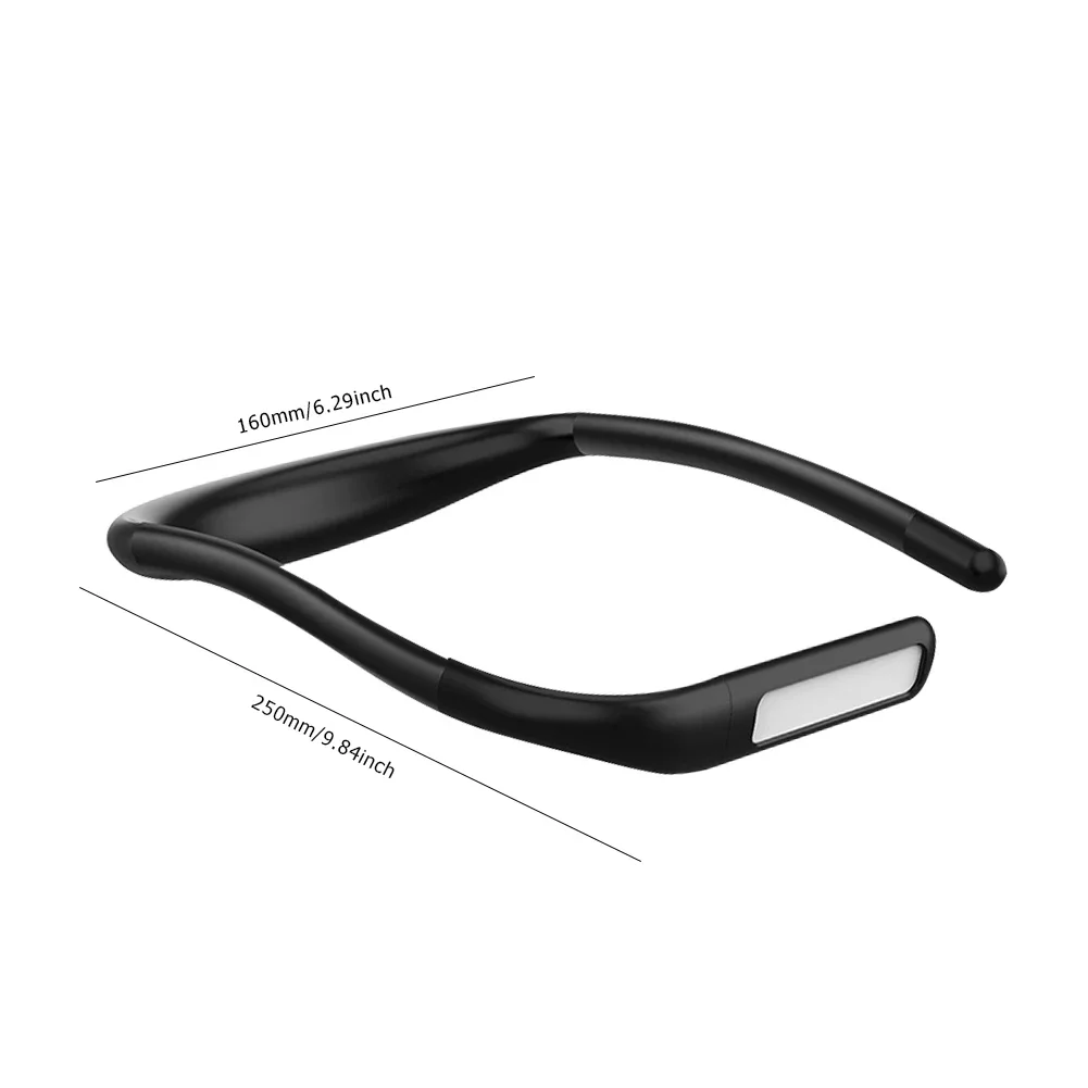 3-kleuren LED-leeslamp Flexibel boeklicht Oogbescherming Nekhangende leeslamp USB-opladen voor gebruik op kantoor thuis: Default Title