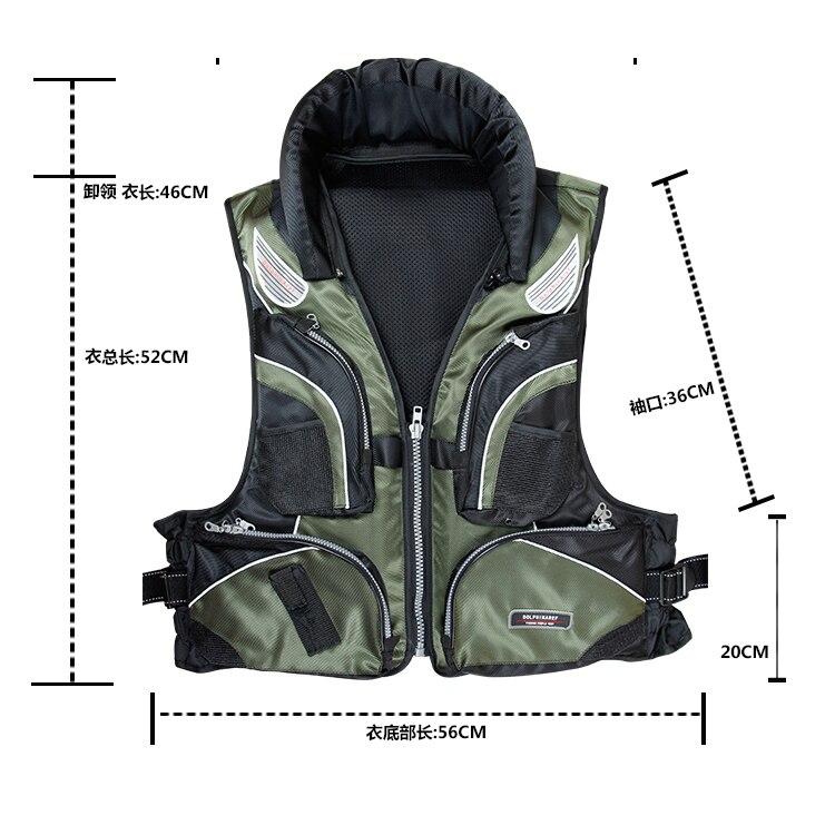 Redningsvest flydende til kajak, kitesurf, surfing, båd fiskejakke redningsvest, chaleco salvavidas
