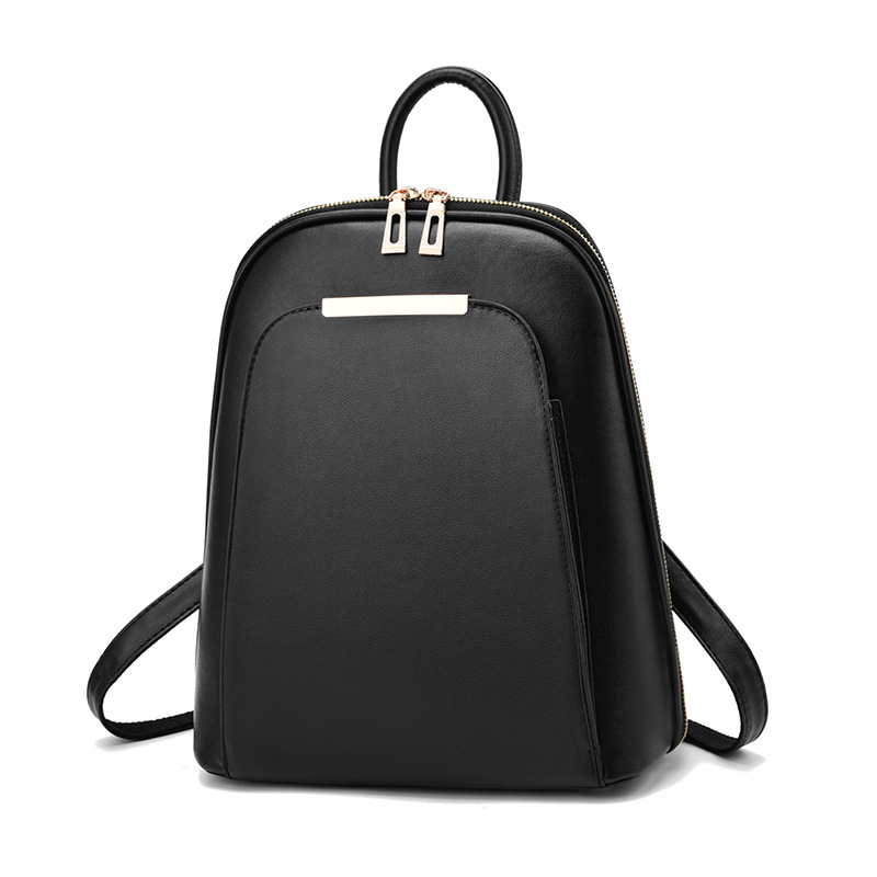 2024 neue Luxus Frauen Rucksack Zarte Leder Schulter Tasche Frauen Rucksack Mädchen Schule Rucksack Schul: Blau