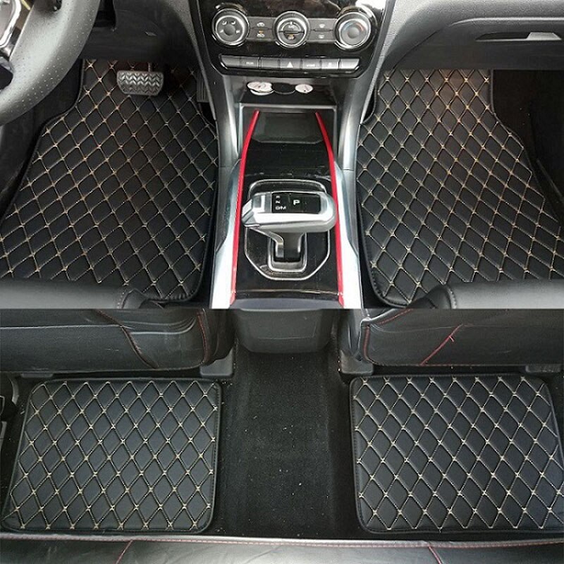 Universele auto vloermatten, auto styling matten voering, geschikt voor alle modellen peugeot 206 207 307 308sw 3008 408 4008 508 rcz