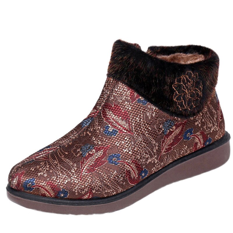 2021 sapatos para mulher botas de neve inverno quente pele grossa inferior botas quentes sapatos femininos