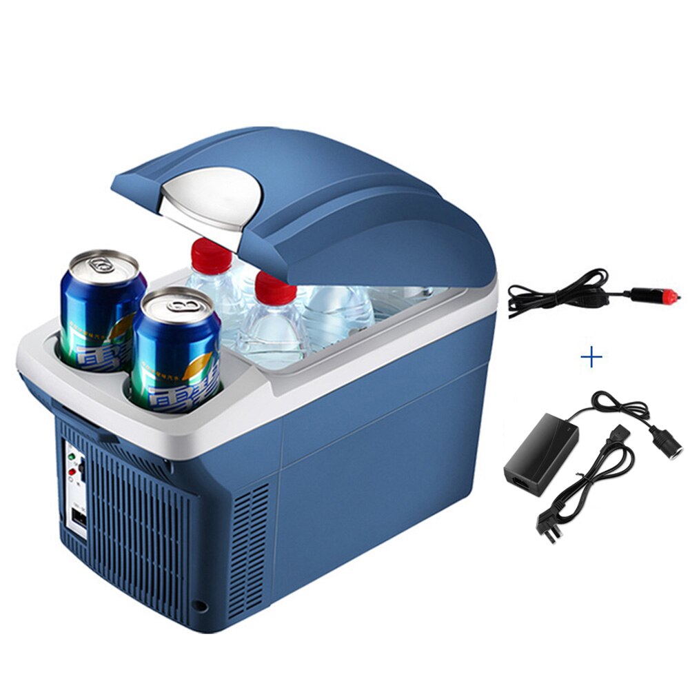 Mini glacière Portable 8l, boîte isolante, à double usage, pour voiture, maison, bureau, extérieur: for car home Dual