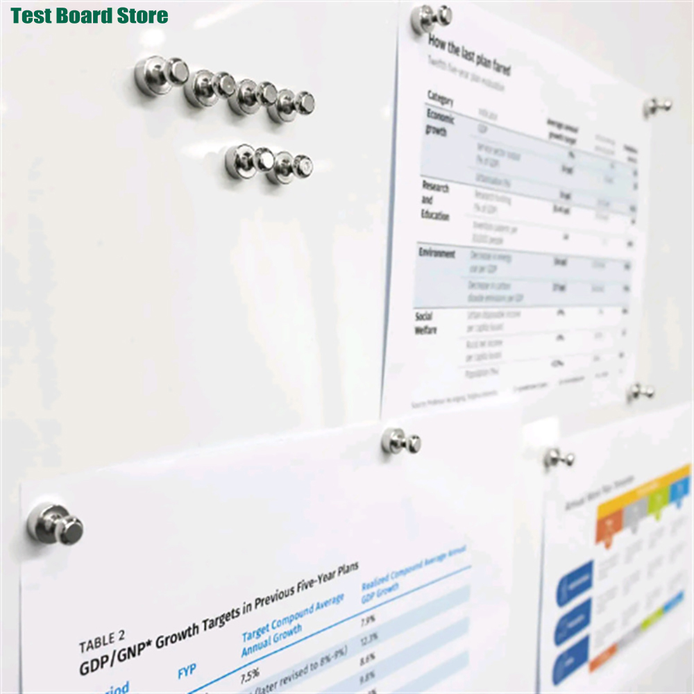10/20/40/50pcs Strong Push Pin Magnet, Metal Magnet Strong Magnetic Pin Refrigerator Whiteboard Magnetic Pin Office Supplies