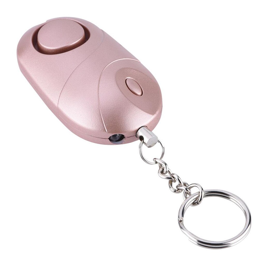 Women Elderly Kids Loud Security Alarm Portable Emergency Alert Keychain LED Light 130dB Volume